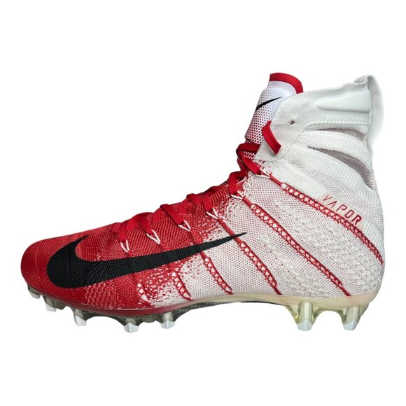 Nike Vapor Untouchable 3 Elite Football Cleats Red White AO3006-160 size 12 - Picture 3 of 7